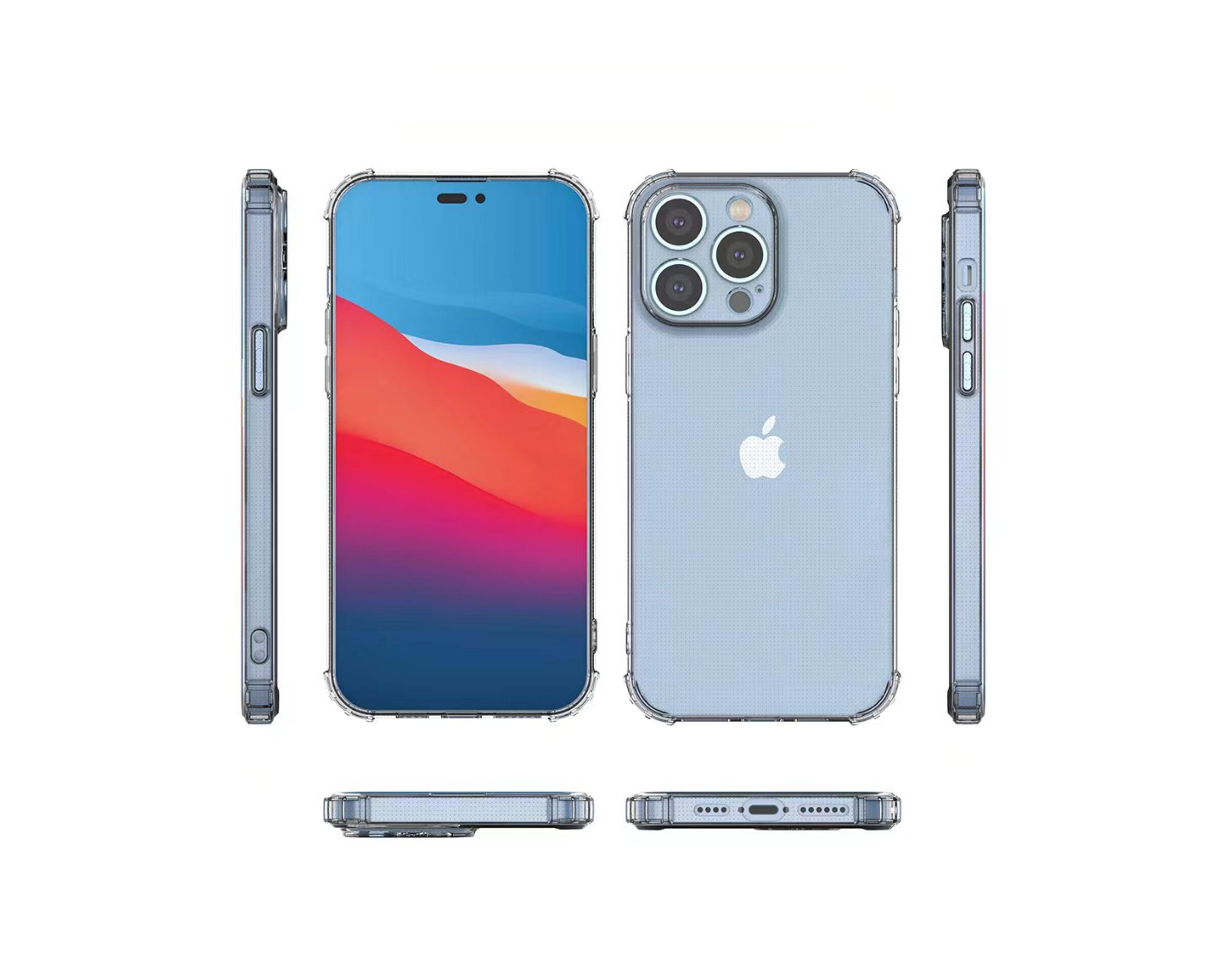 TPU-iPhone-Hülle mit verstärkten Ecken