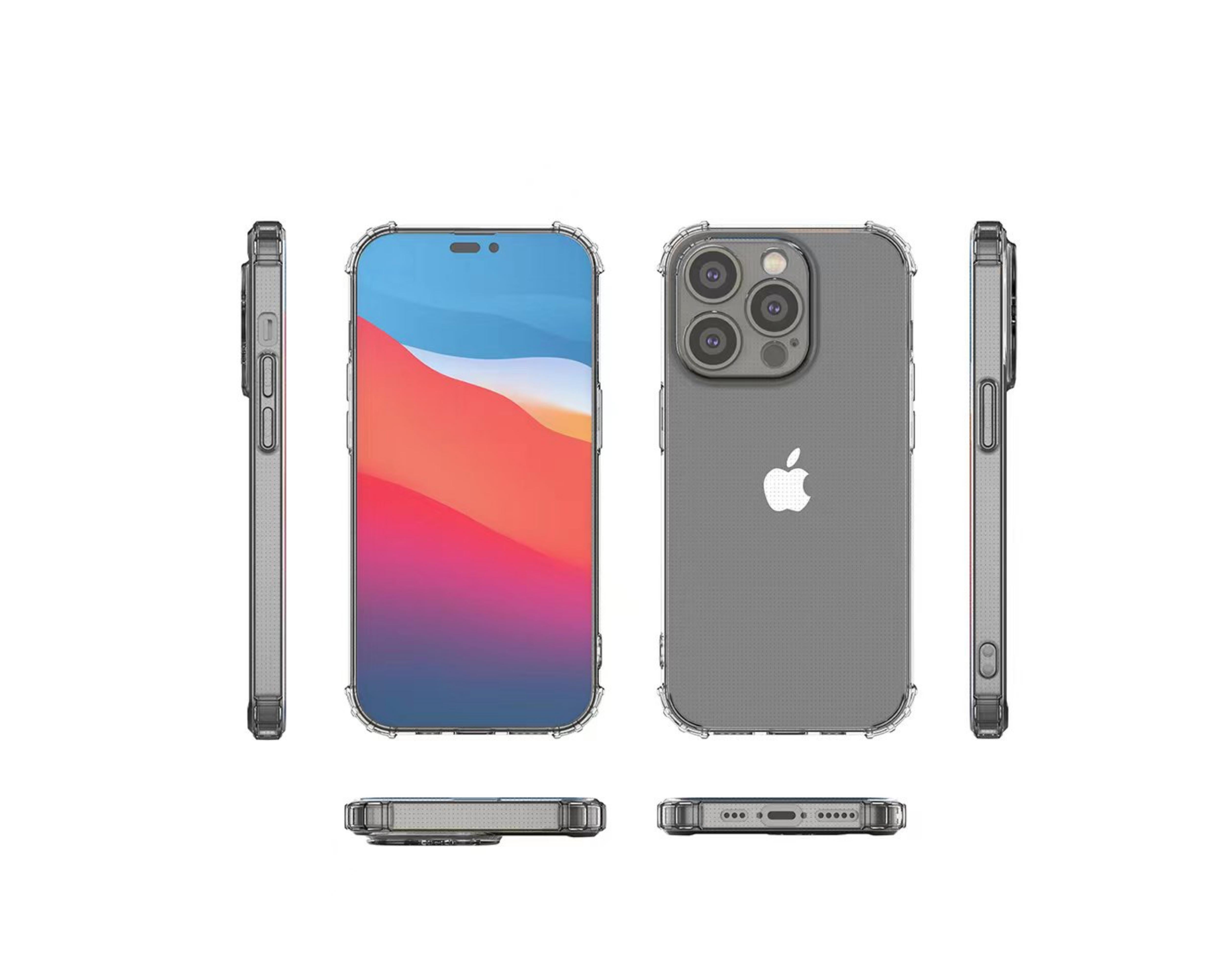 TPU-iPhone-Hülle mit verstärkten Ecken