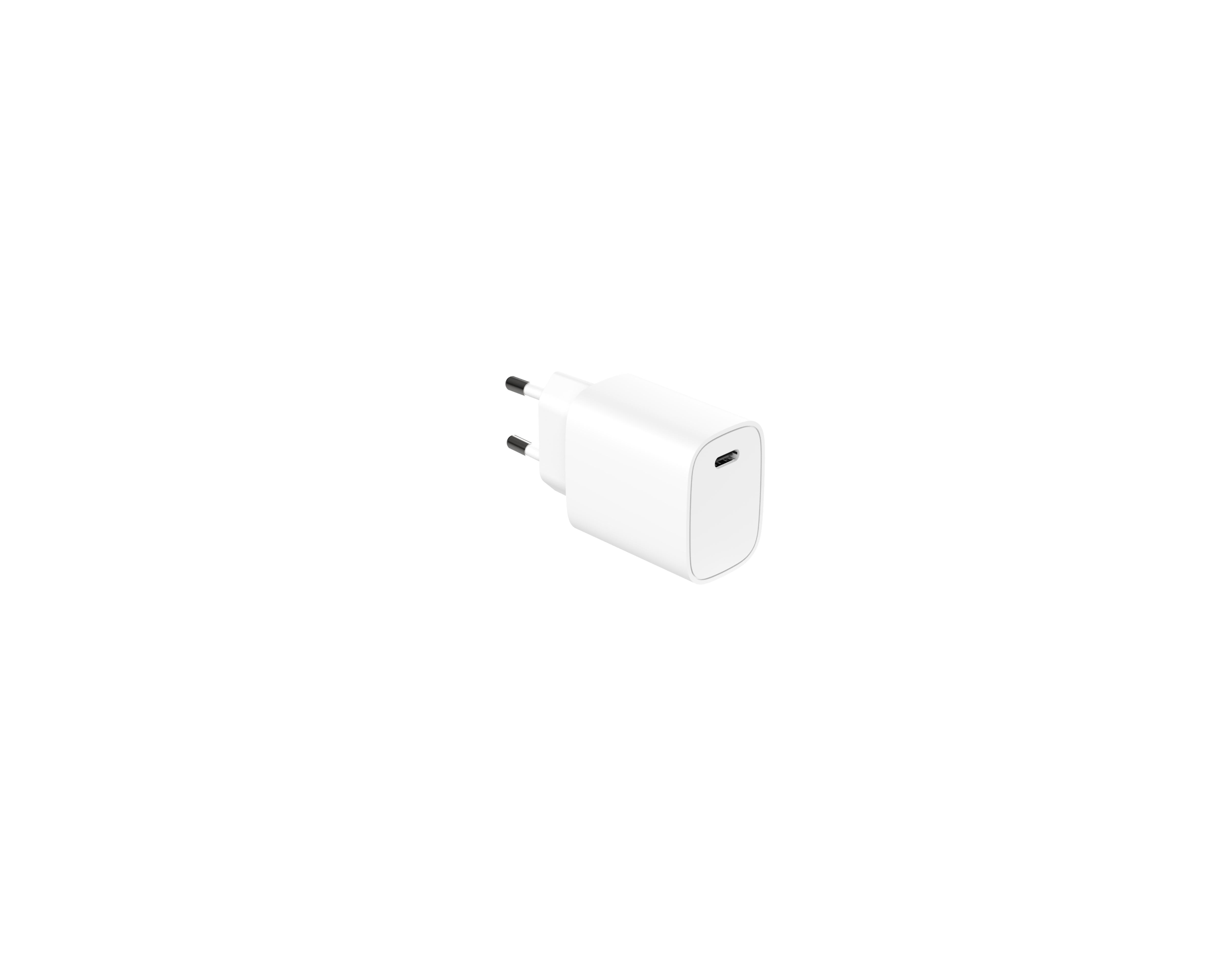 20-W-Power-Delivery-USB-C-Schnellladegerät mit 100-W-2-m-USB-C-auf-USB-C-Kabel für Android-Geräte