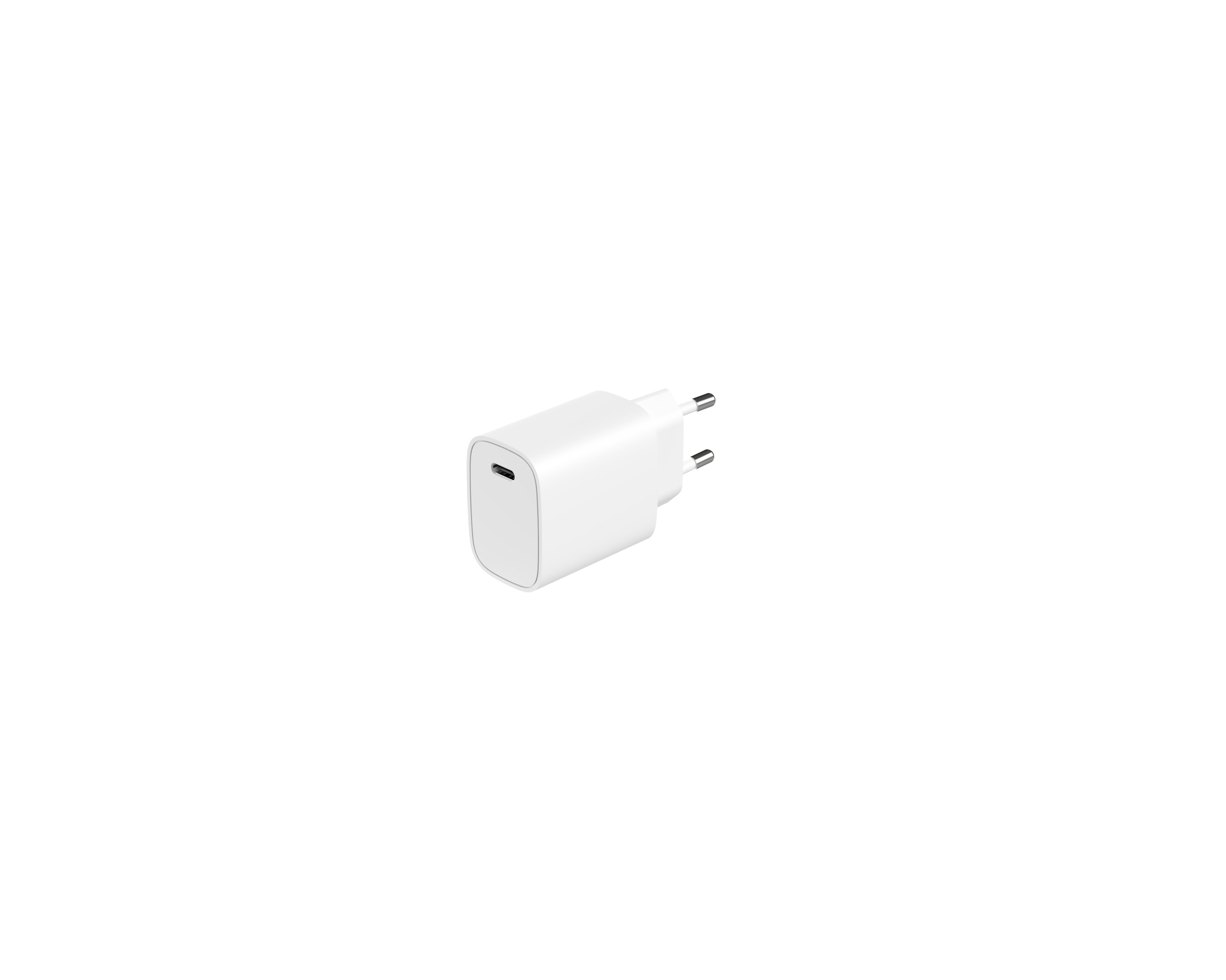 20-W-Power-Delivery-USB-C-Schnellladegerät mit 100-W-2-m-USB-C-auf-USB-C-Kabel für Android-Geräte