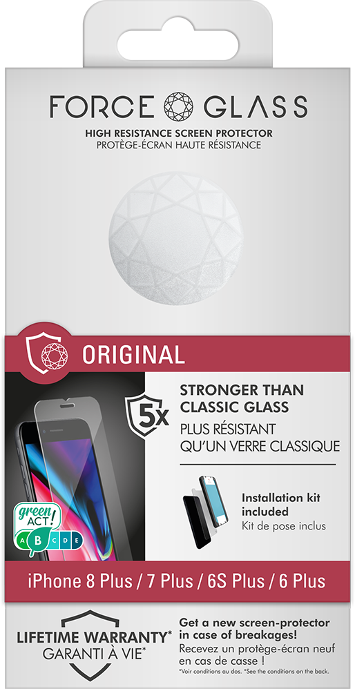 FORCE SCREEN PROTECTOR - GLASS FOR IPHONE 