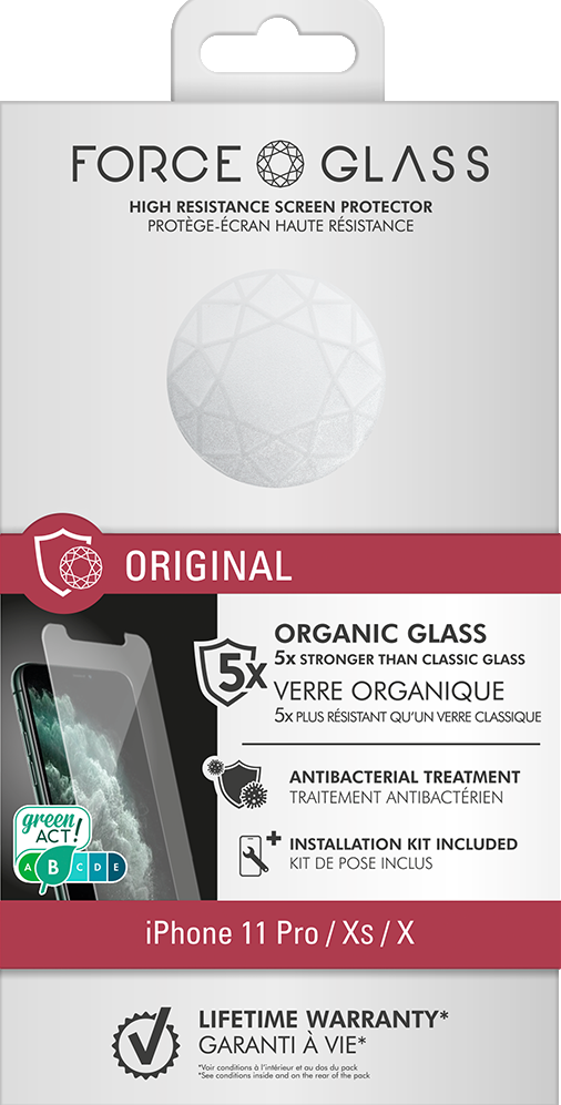 FORCE SCREEN PROTECTOR - GLASS FOR IPHONE 