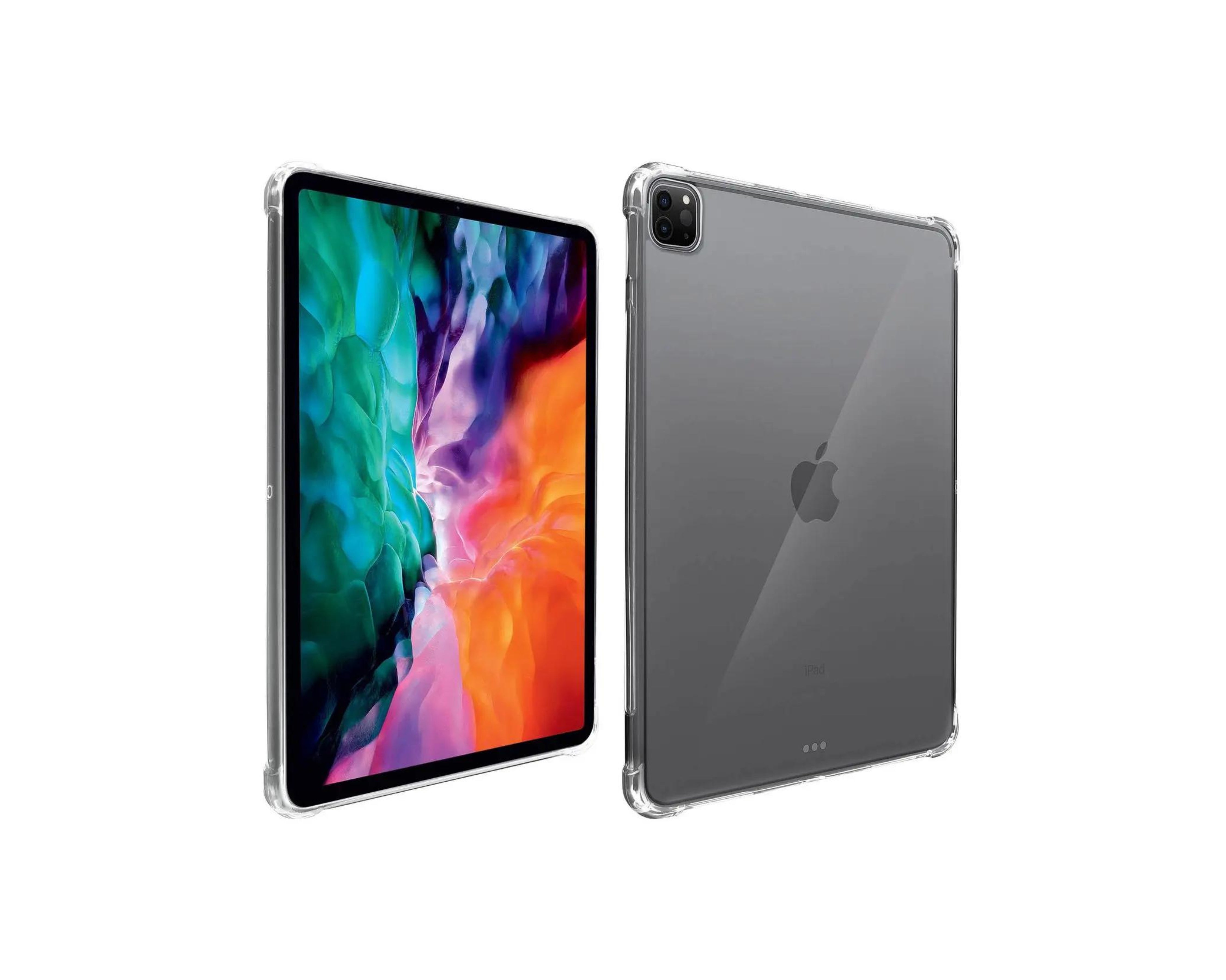 Transparent TPU case reinforced corners iPad